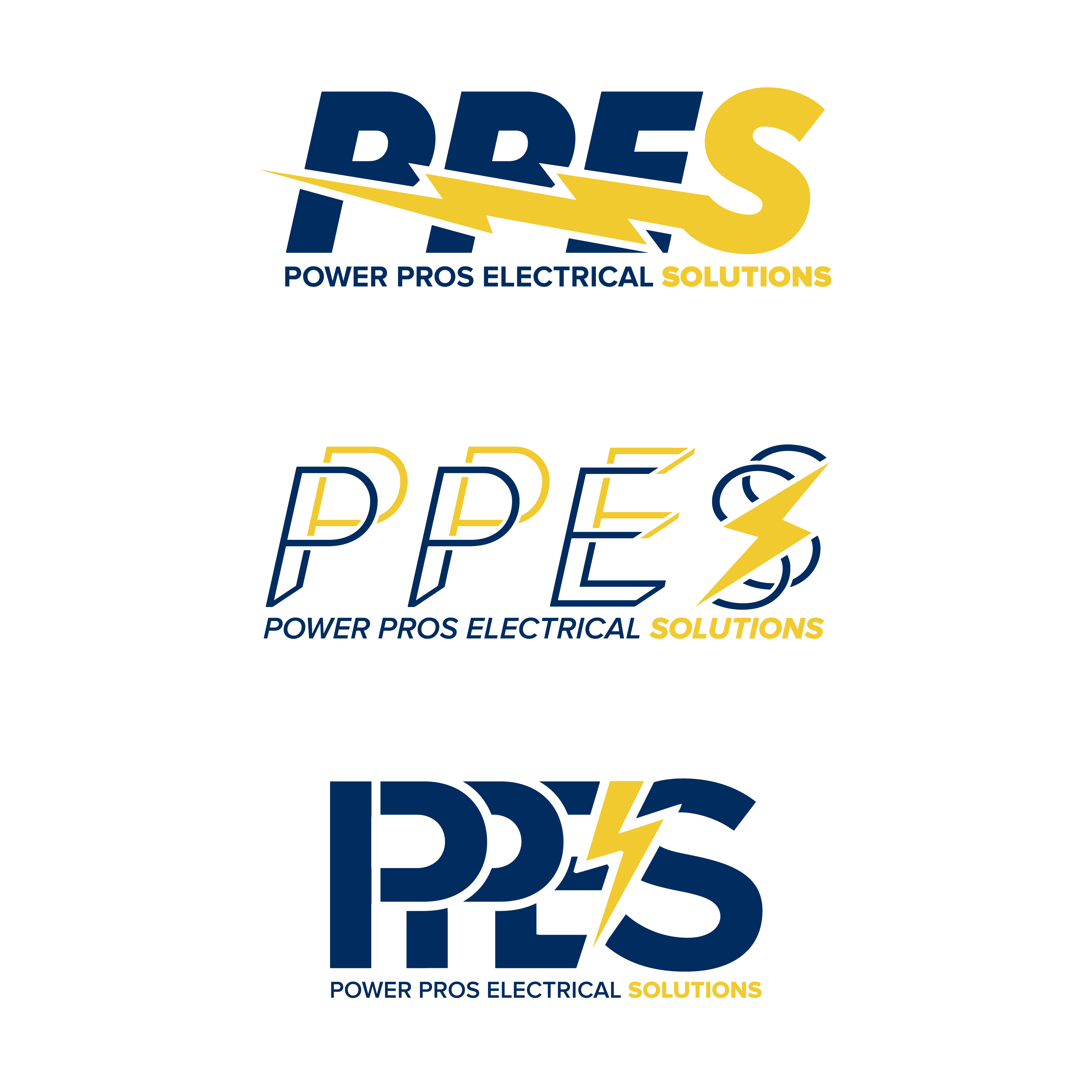 Power Pros Electrical Solutions Logo Spread