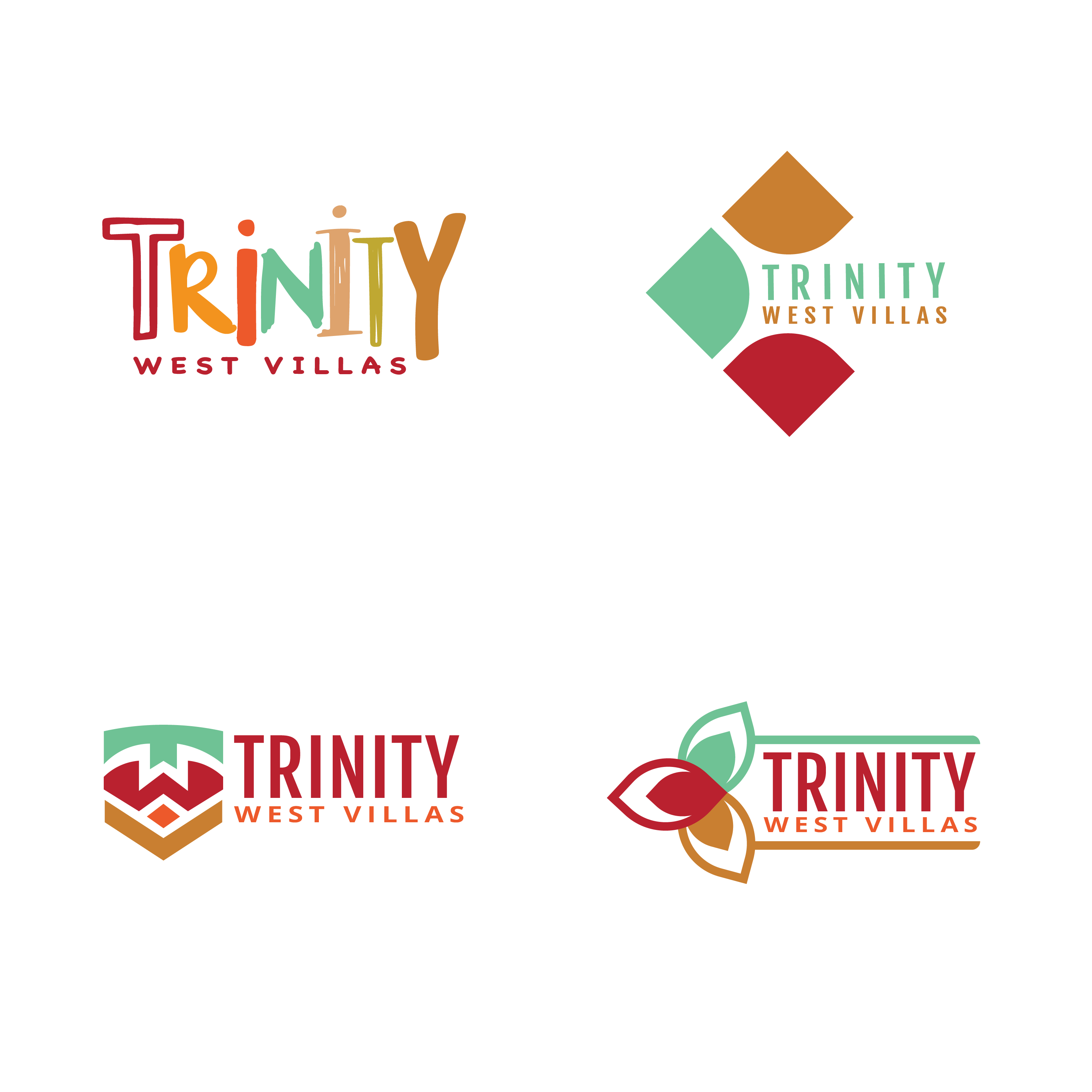 Trinity West Villas Logo Spread