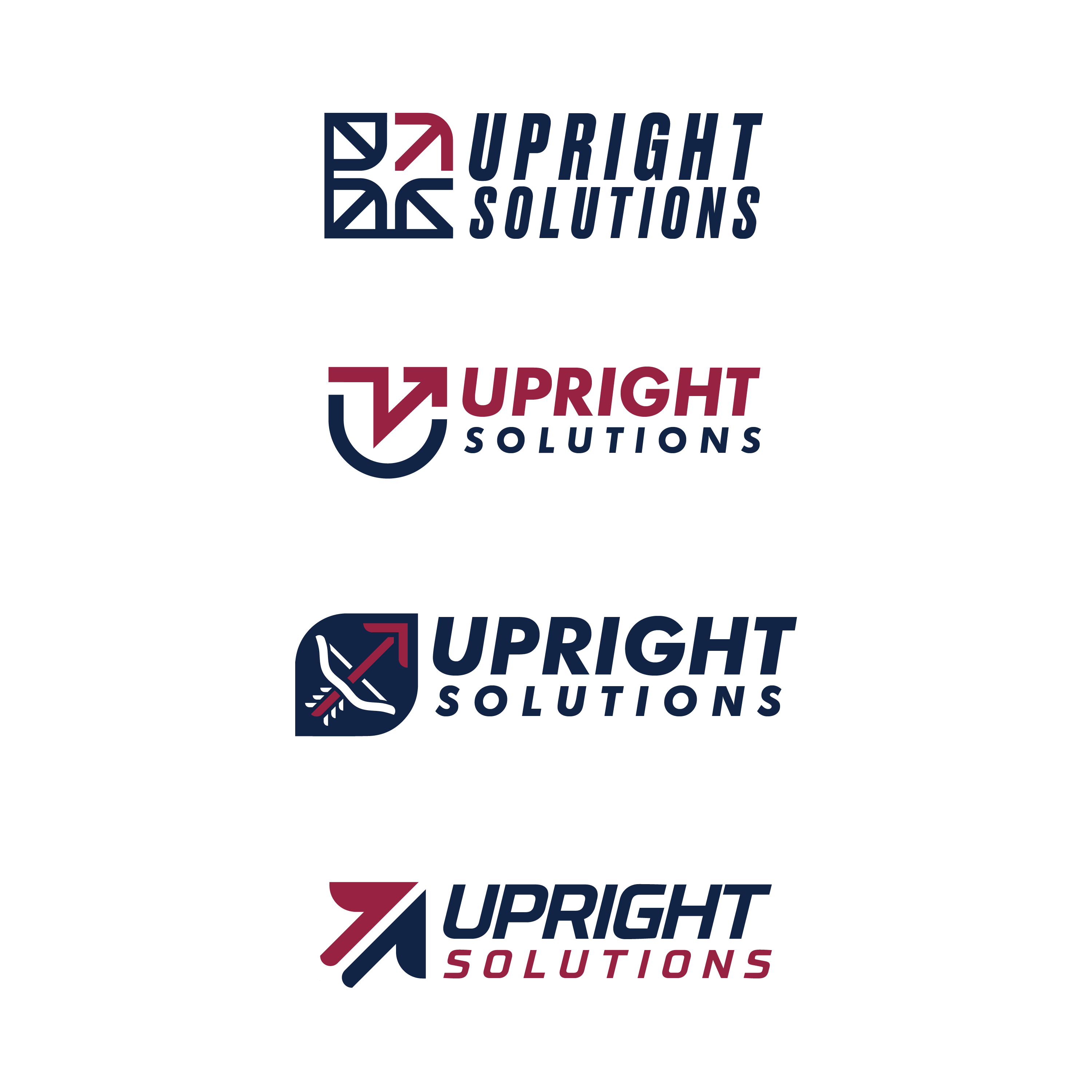 Upright Solutions Logo Spread